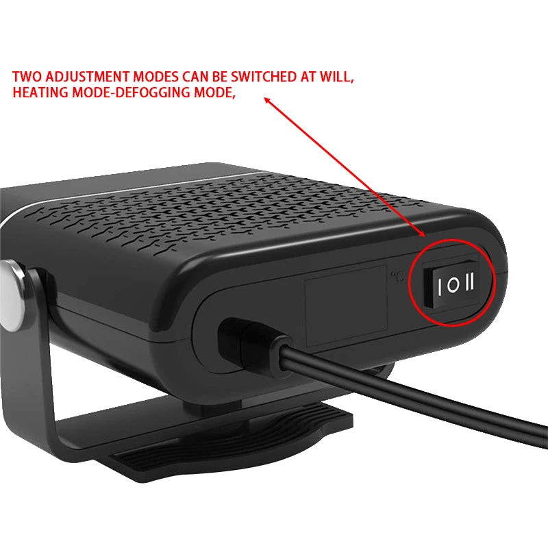 Hotselling Winter Car Heater Ptc Mini Car Heater Fan Windshield Car Heater Portable Fan For Cars Windshield Defroster Demister Peaceful Pleasures Health and Wellness