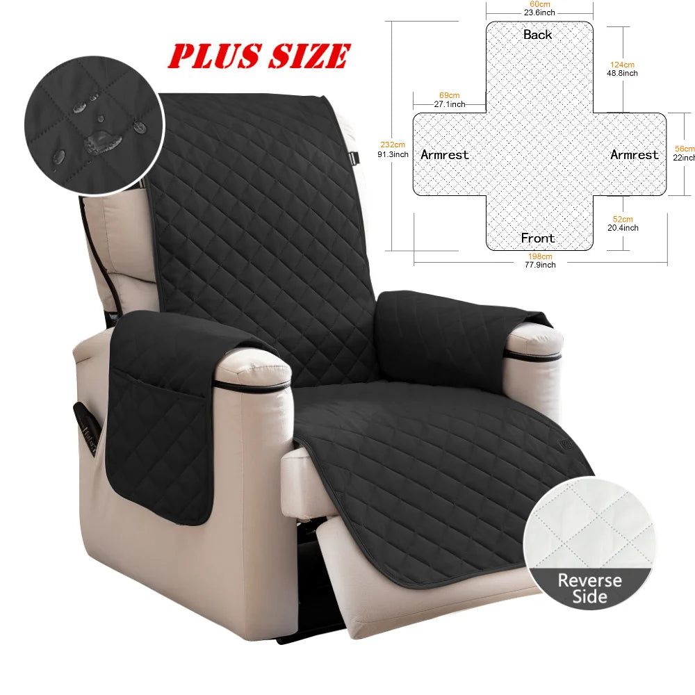 Waterproof Recliner Chair Cover | Pet & Kid Proof Slipcover