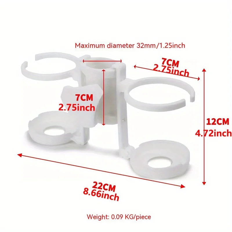 Plastic Beach Umbrella Cup Holder – Leak-Proof Outdoor Drink Holder Umbrella Cup Holder Peaceful Pleasures Health and Wellness