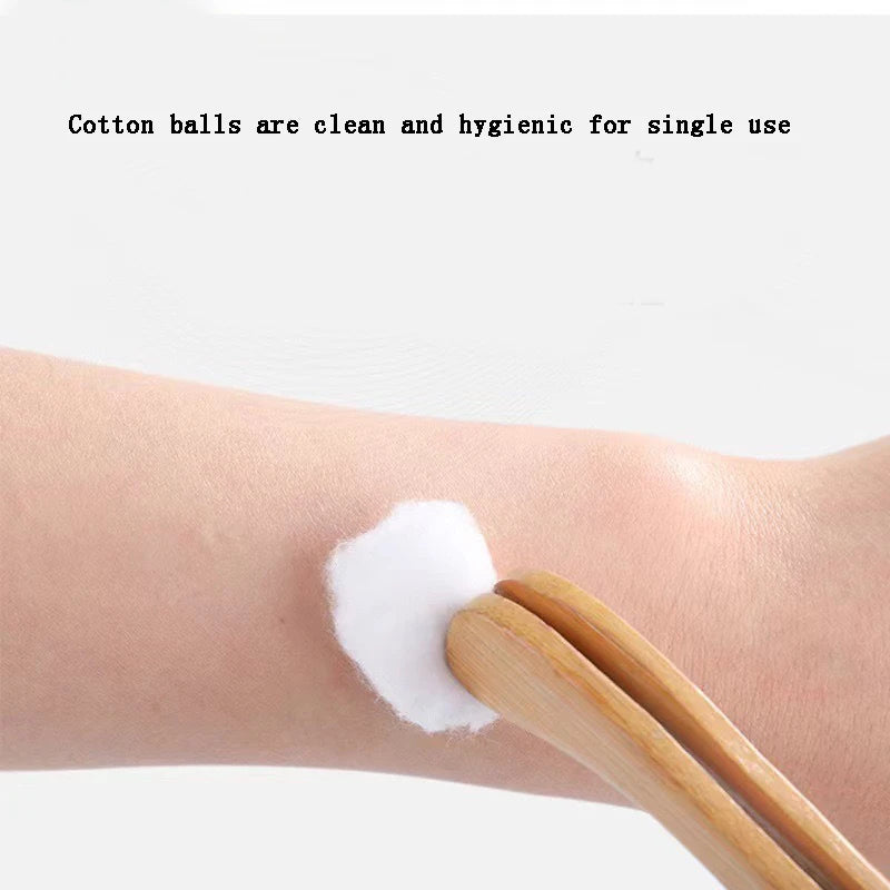 Disposable Absorbent Cotton Balls 10-Pack | First Aid & Skin Care