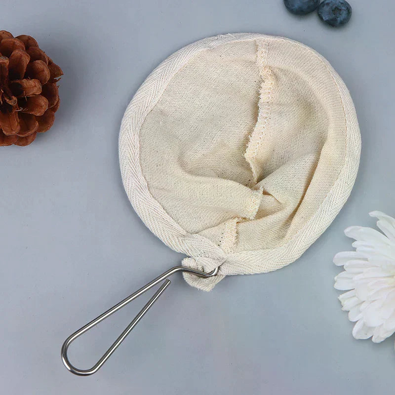 Reusable Coffee Cloth Strainer & Tea Filter Mesh Basket