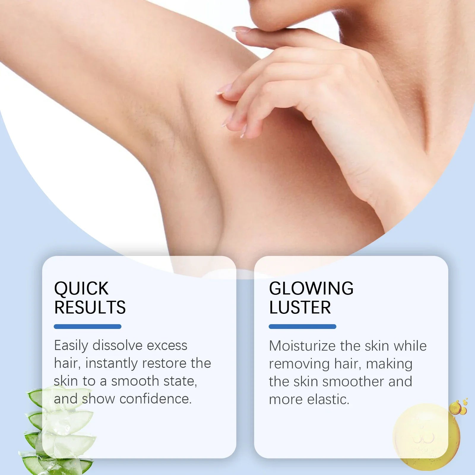 OceAura Depilatory Hair Removal Spray – Smooth Skin 100ml Depilatory Spray Oasis Select