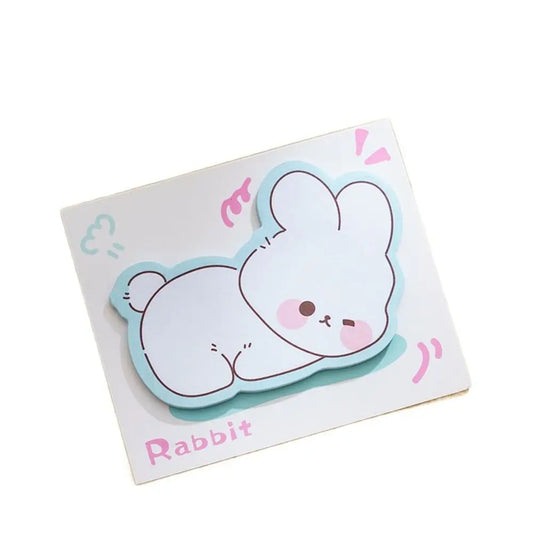 Cute Animal Sticky Notes – Journaling Memo Pad for Teens & Girls Animal Sticky Notes Peaceful Pleasures Health and Wellness Rabbit