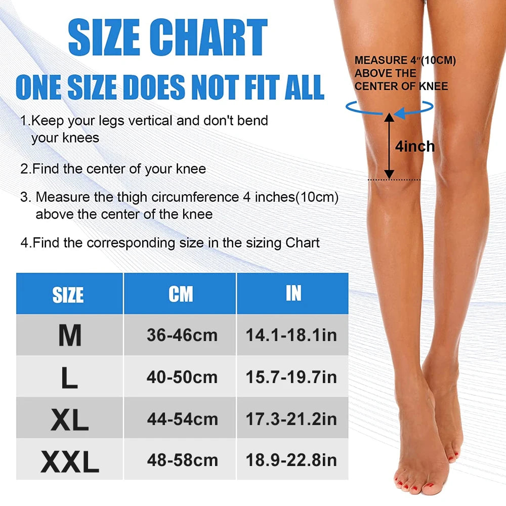 Padded Knee Brace Sleeve for Basketball, Volleyball & Sports Sports Knee Sleeve Peaceful Pleasures Health and Wellness