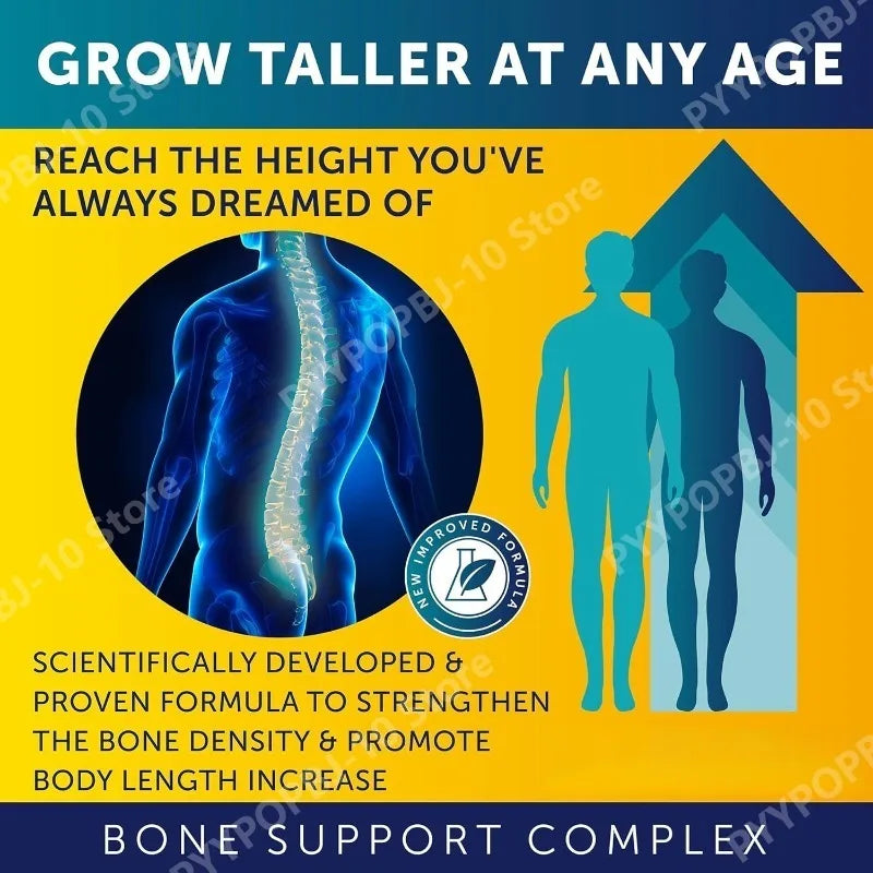 Height Growth Maximizer Capsules with Calcium | Made in USA
