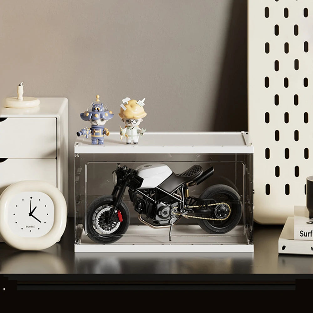 Transparent Acrylic PP Plastic Blind Box Storage Display Rack for Handmade Dolls Bubble Mart Doll Display Box Organize storage Peaceful Pleasures Health and Wellness