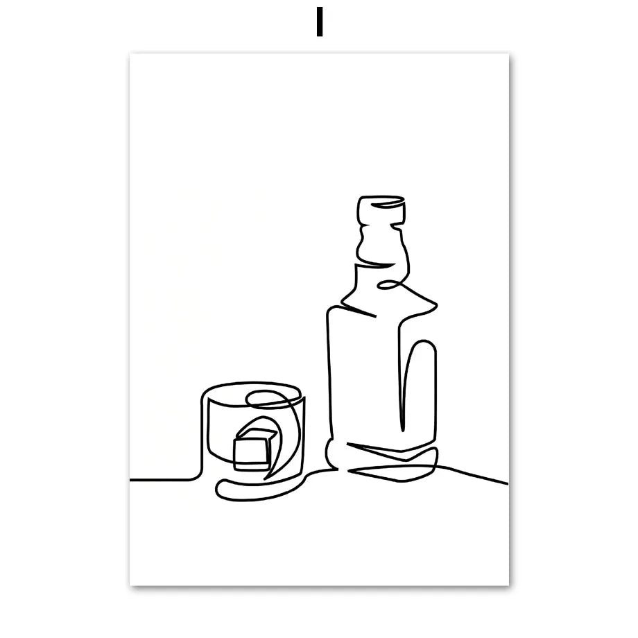 Nordic Lemon Canvas Wall Art Print | Kitchen Home Decor