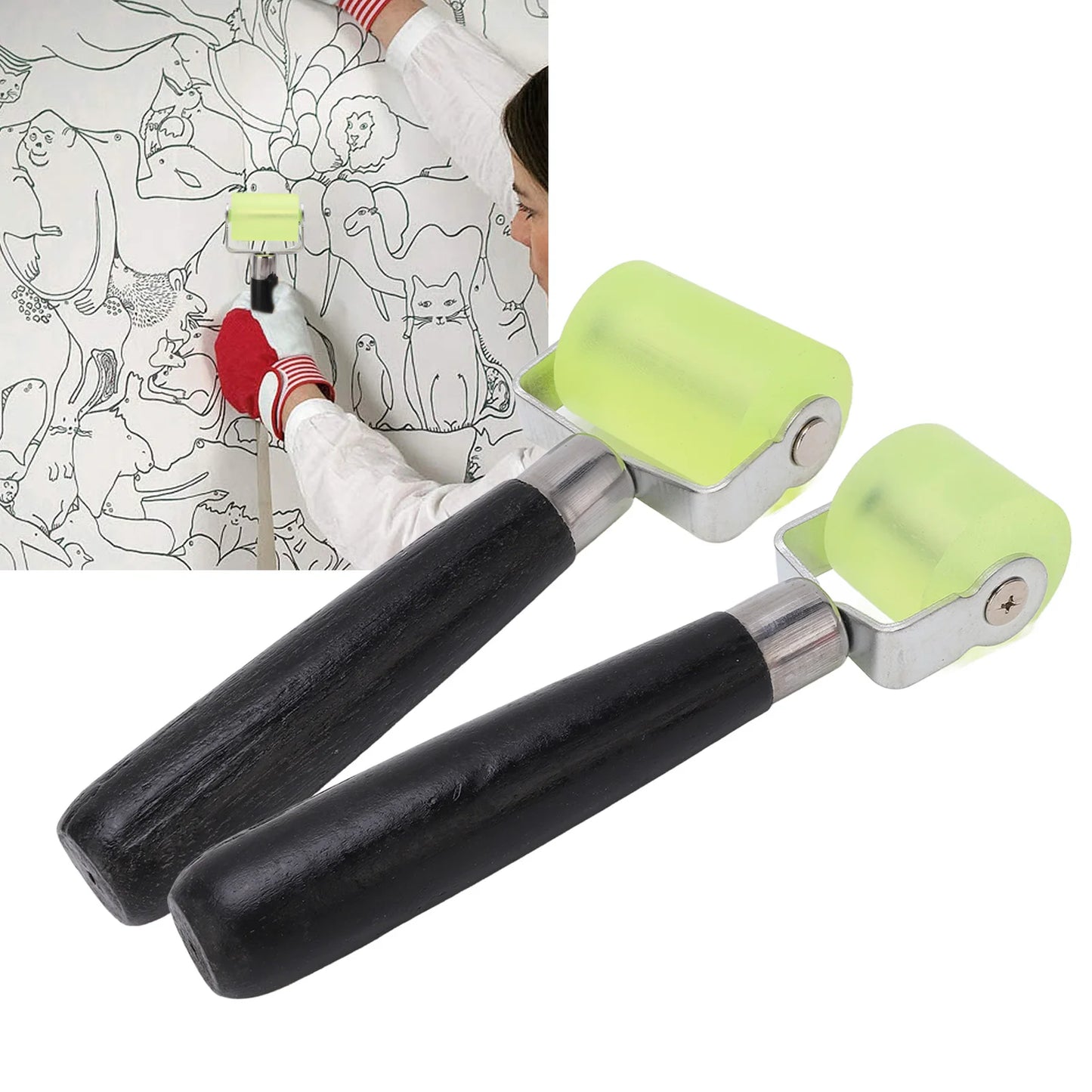 Car Sound Deadening Roller Installation Roller Sound Deadening Roller Soundproof Deadener Installation Application Tool for Car Peaceful Pleasures Health and Wellness