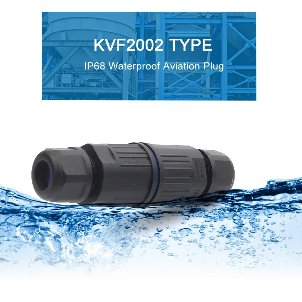 IP68 Waterproof Cable Connector – 2/3 Pin Quick Wire Terminal