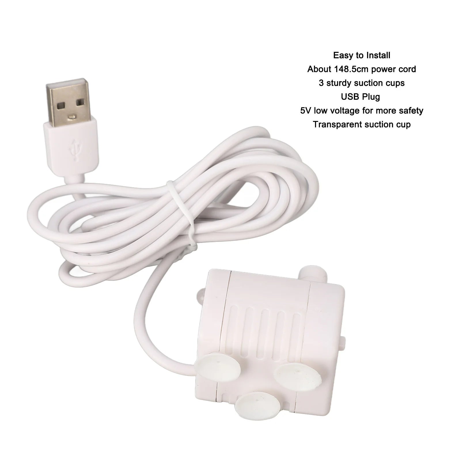 Pet Water Fountain Pump 5V USB Powered Removable Adjustable DC Brushless Motor Cat Fountain for Replacement Peaceful Pleasures Health and Wellness