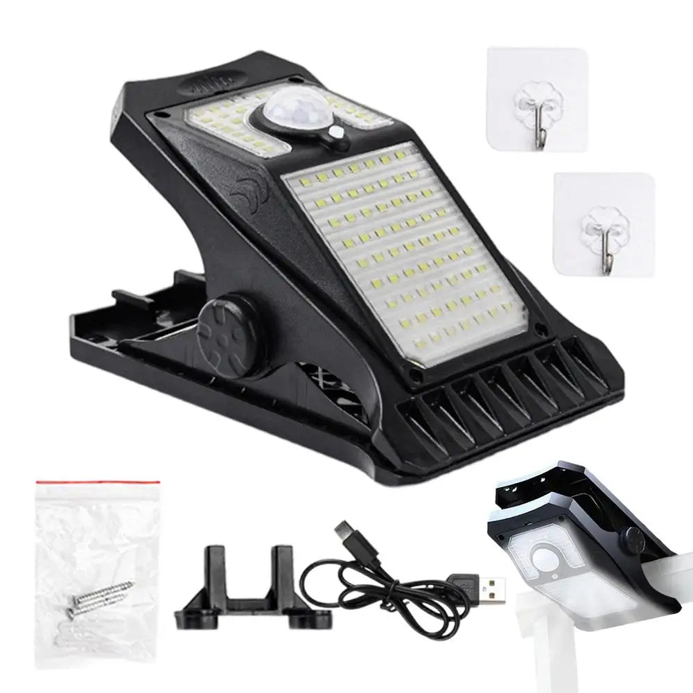 Solar Clip-On Motion Sensor LED Lights | Outdoor Garden & Deck