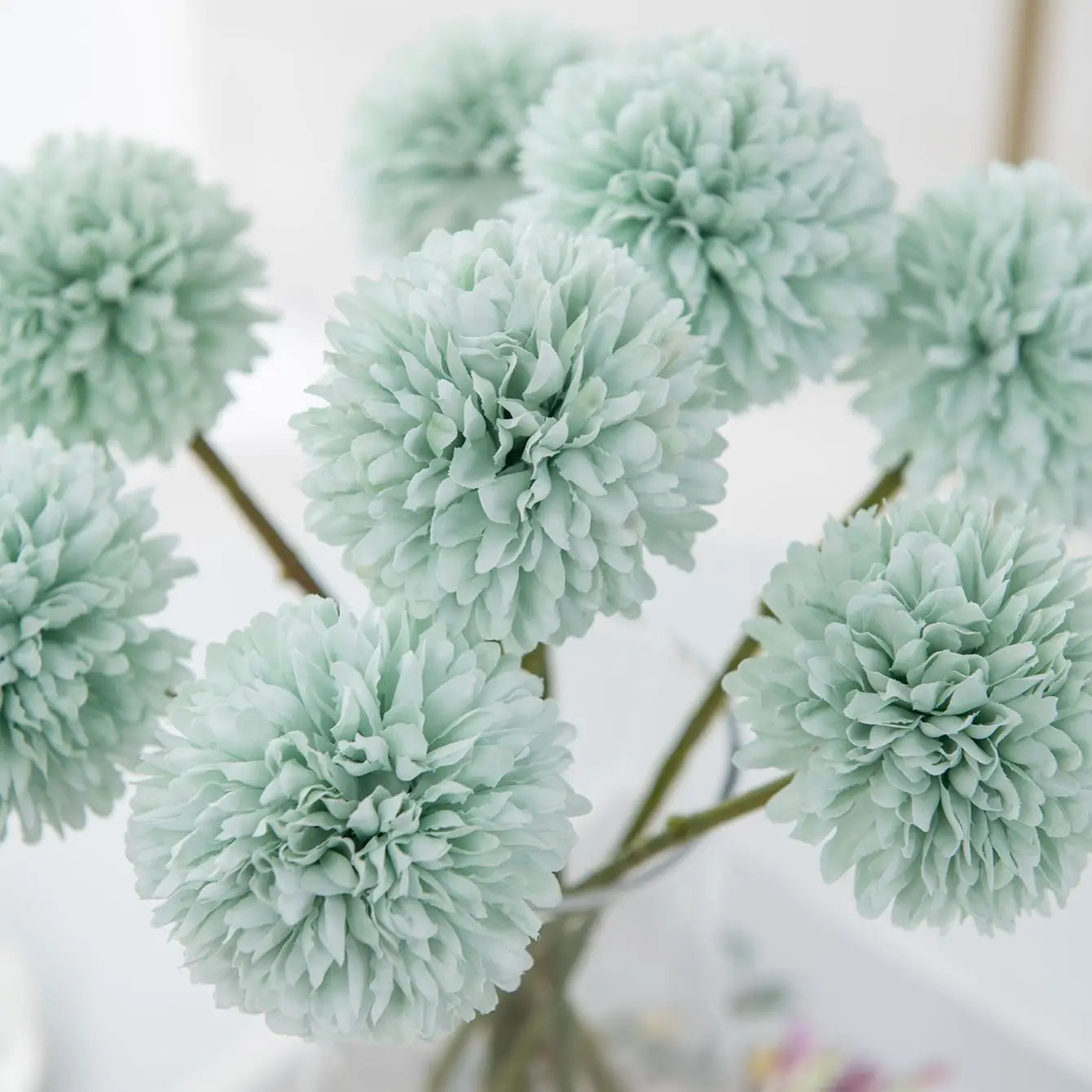 Silk Artificial Dandelion Flowers | Wedding & Home Décor Bouquet