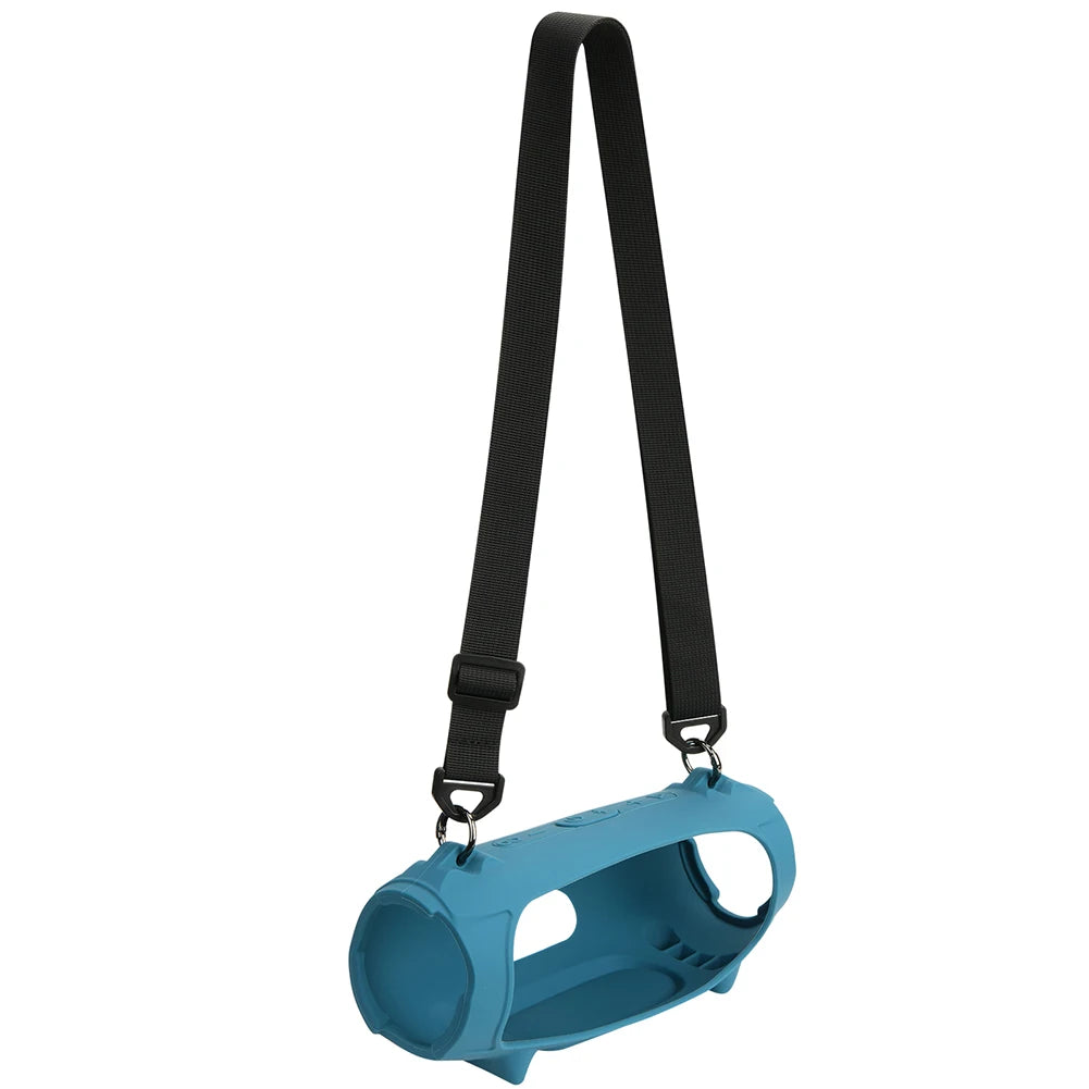 Waterproof Silicone Travel Case for JBL Charge 5 with Strap Peaceful Pleasures Health and Wellness