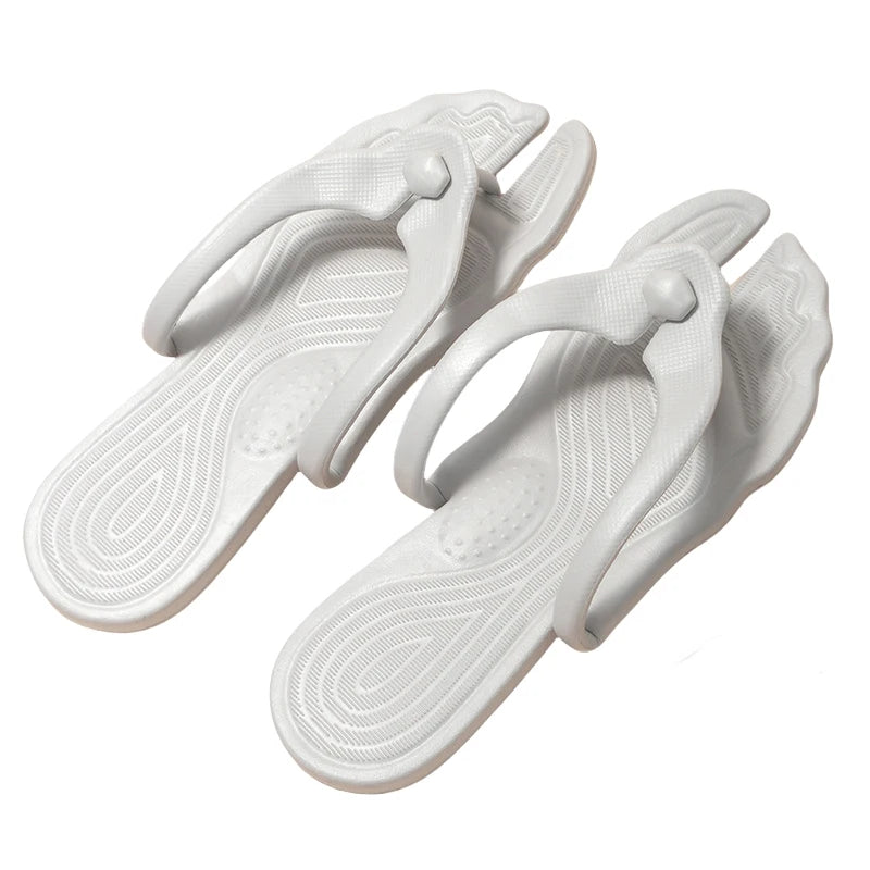 JPNTKY Foldable Flip Flop Slippers – Non-Slip, Men & Women