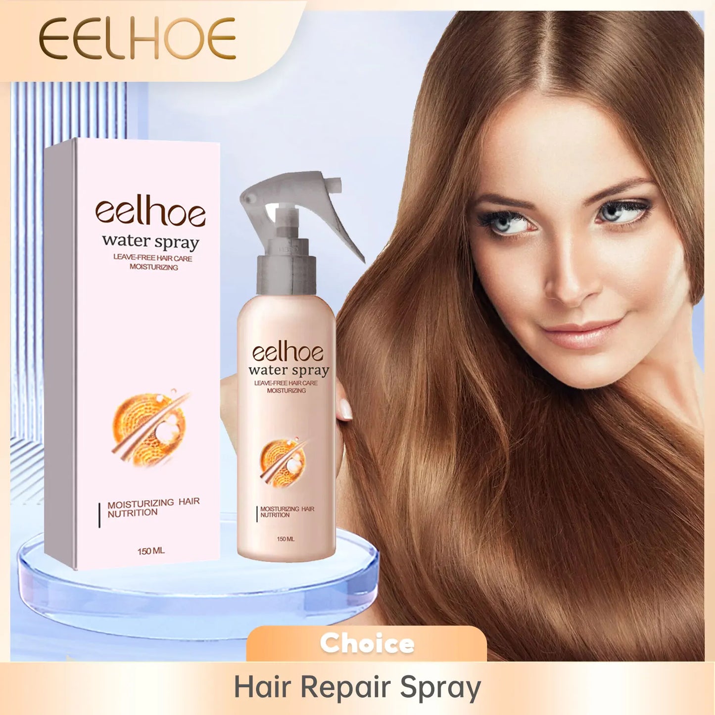 EELHOE Anti-Frizz Hair Repair Spray – Smoothing Serum 150ml