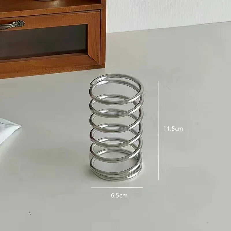 Stainless Steel Toothbrush & Brush Holder Bathroom Organizer