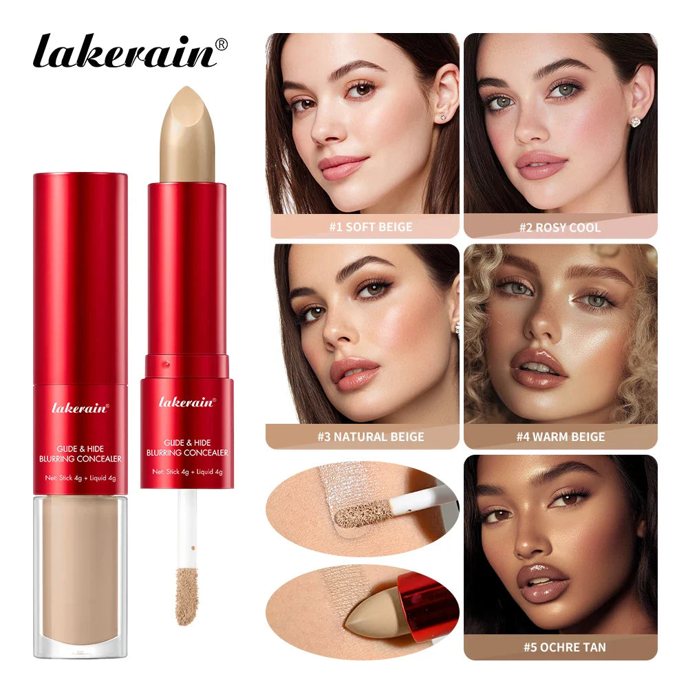2-in-1 Blurring Concealer – Full Coverage, Waterproof, Lightweight