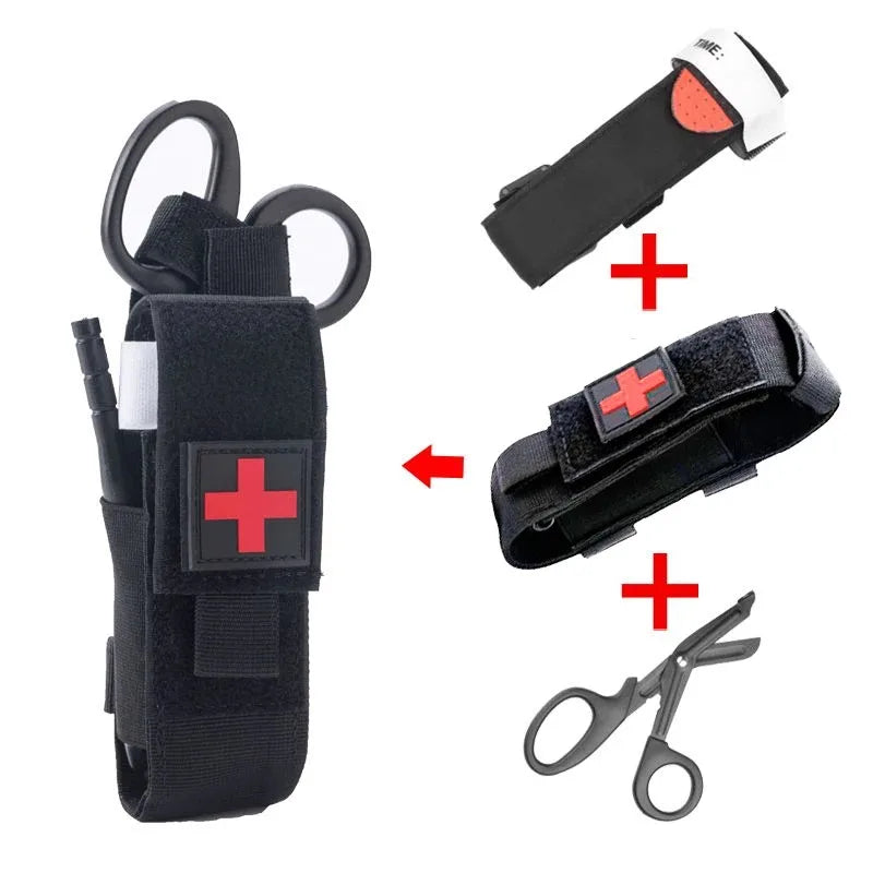 Safety rescue Outdoor emergency tactical medical paramedic Survival scissors Trauma gauze first aid scissors Survival scissors Peaceful Pleasures Health and Wellness Nylon 3suit