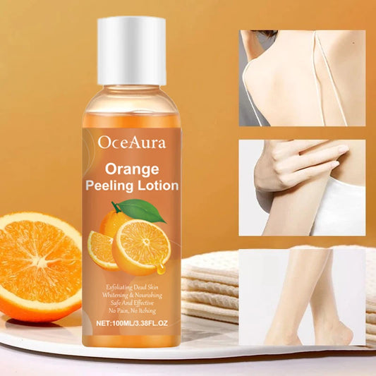 Orange Peel Exfoliating Gel Gently Remove Dead Skin Moisturize Smooth And Soften Skin Natural Plant Extracts Body Massage Oil Peaceful Pleasures Health and Wellness