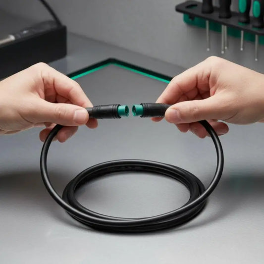 New 1Pcs Electric Bicycle Accessories 5Pin M8 Extension Cable For UART EBike Display Male/Female Connector Ebike Cable Peaceful Pleasures Health and Wellness