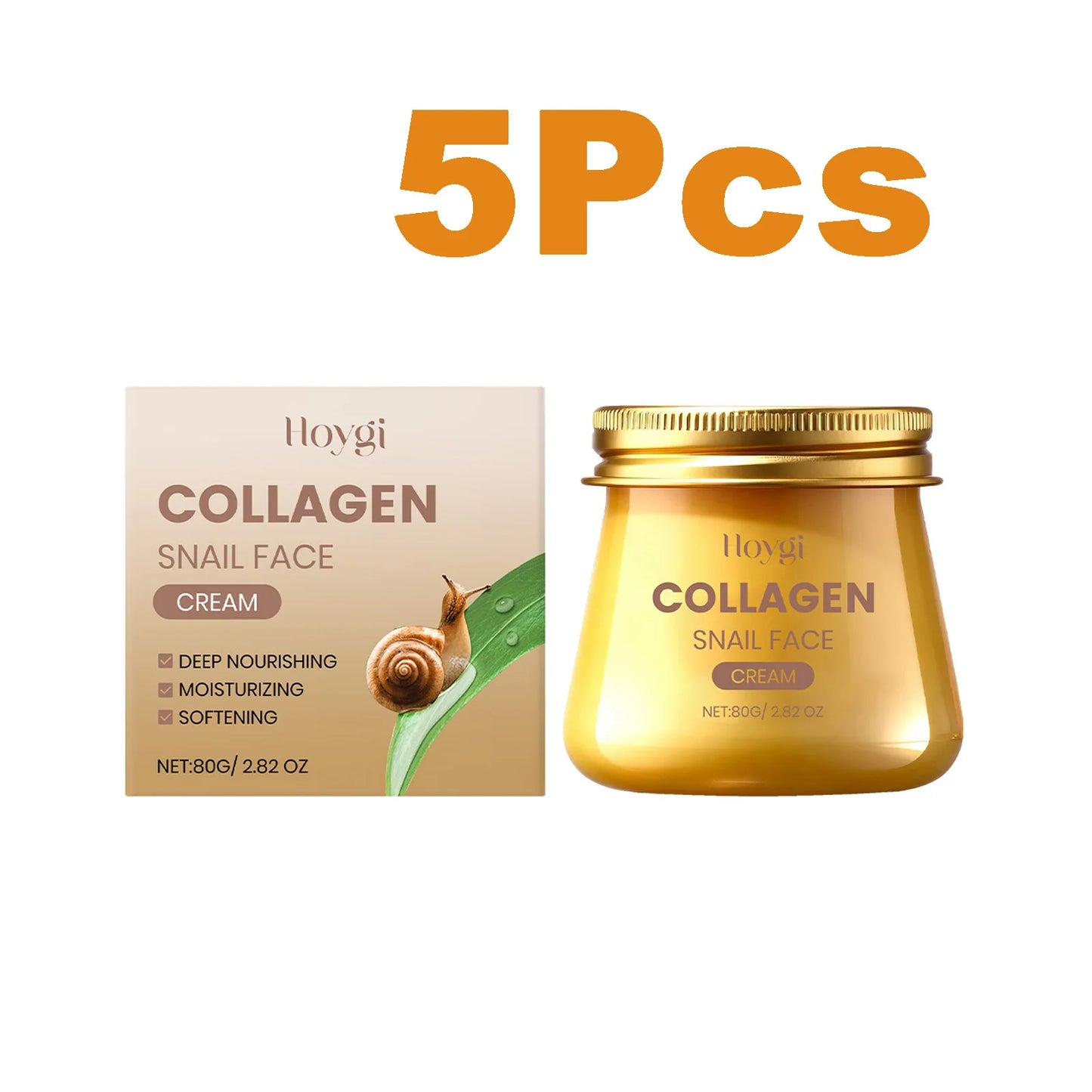 Snail Mucin Collagen Cream – Anti-Wrinkle Firming Moisturizer