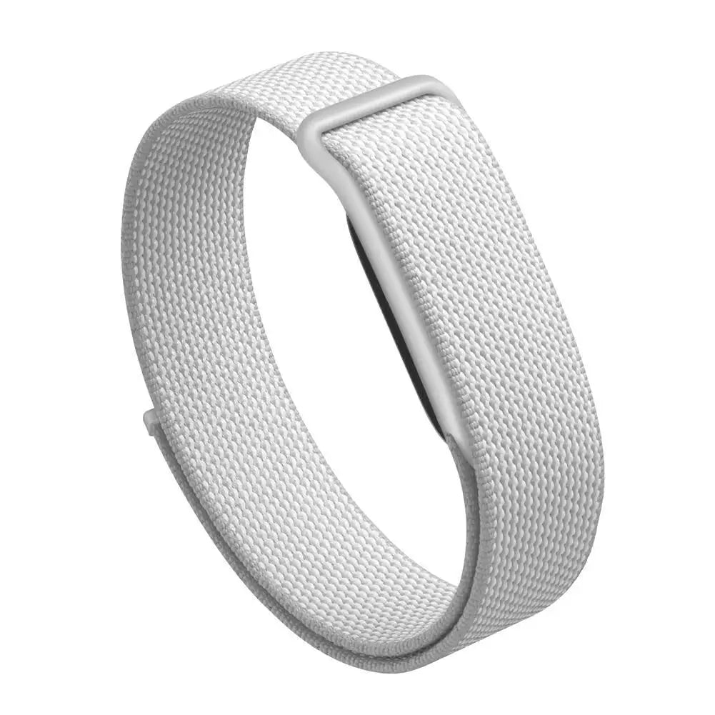 Adjustable Intelligent Fitness Monitor Velcro Strap Brand Smart Watch Strap For Google Fitbit Air Sports Train Bracelet Tracker Peaceful Pleasures Health and Wellness 3 Light Gray