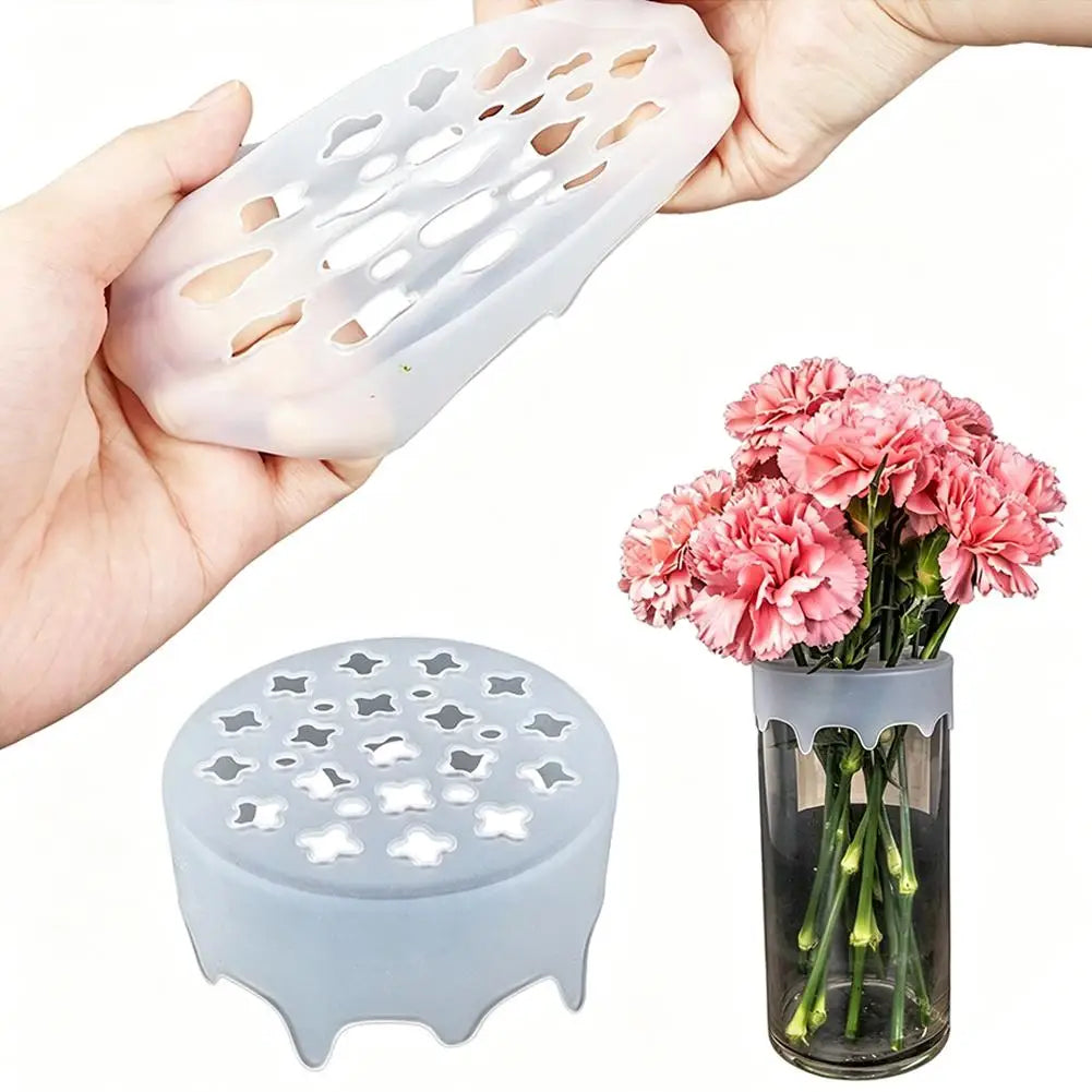 Silicone Flower Grid Arranger – Flexible Floral Stem Holder