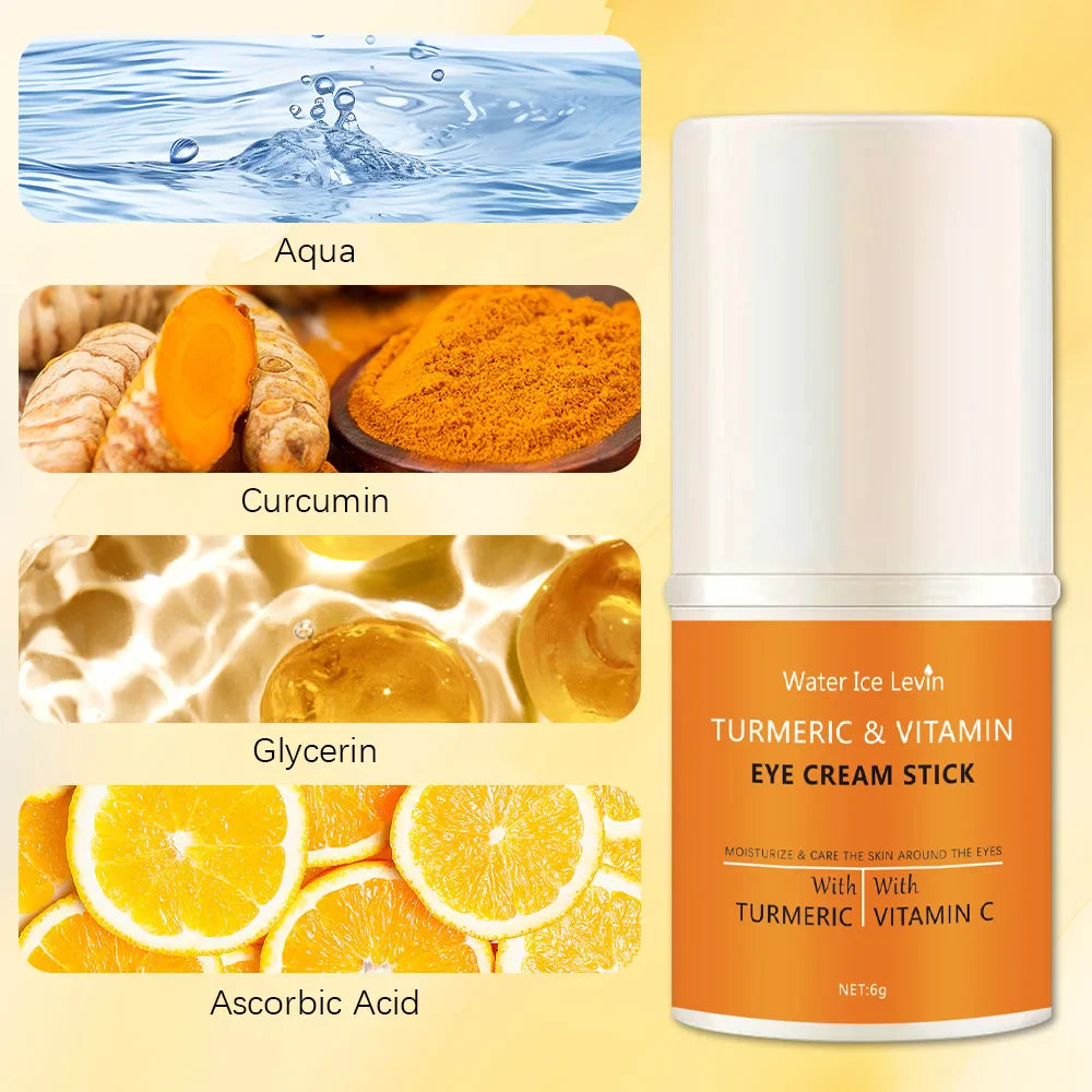 Turmeric Vitamin C Eye Cream Stick – Dark Circles & Fine Lines