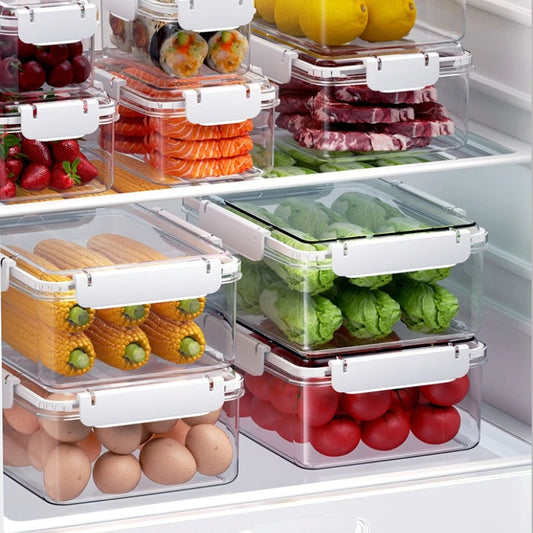 Square food storage container - microwave & oven safe - perfect for heating vegetables & frozen meat - airtight seal Peaceful Pleasures Health and Wellness