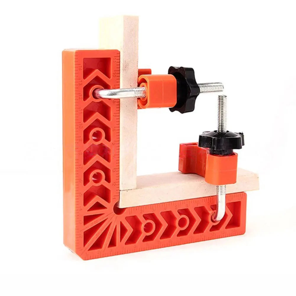 90° Aluminum Right Angle Clamp – L-Shaped Woodworking Tool