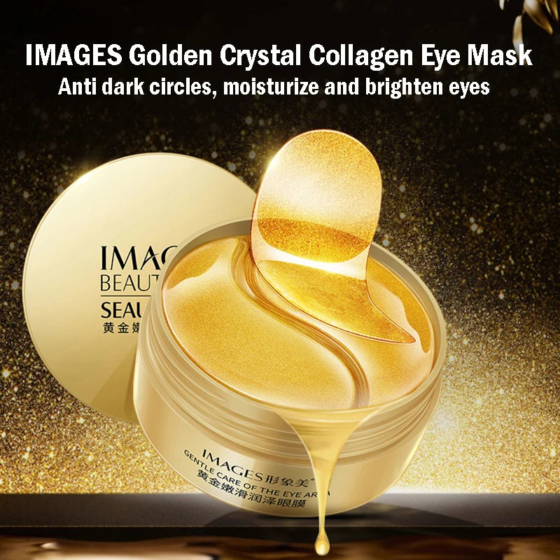 Gold Crystal Collagen Eye Masks – 60 Pairs | Dark Circles