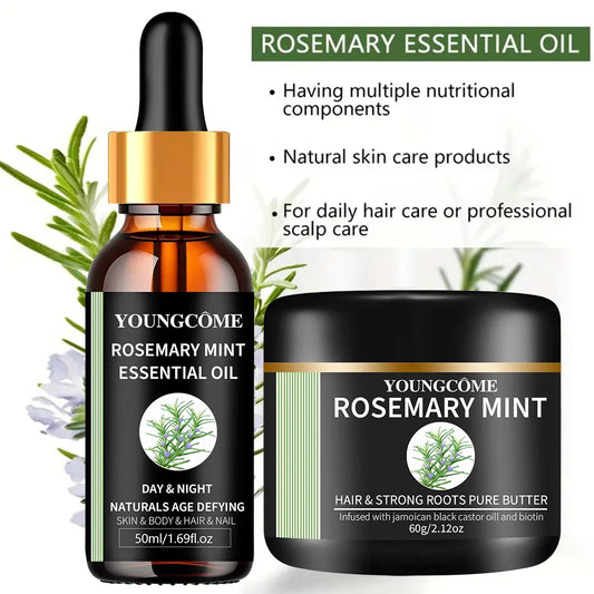 YOUNGCOME Rosemary Mint Hair Growth Oil & Film Treatment Hair Growth Oil Oasis Select