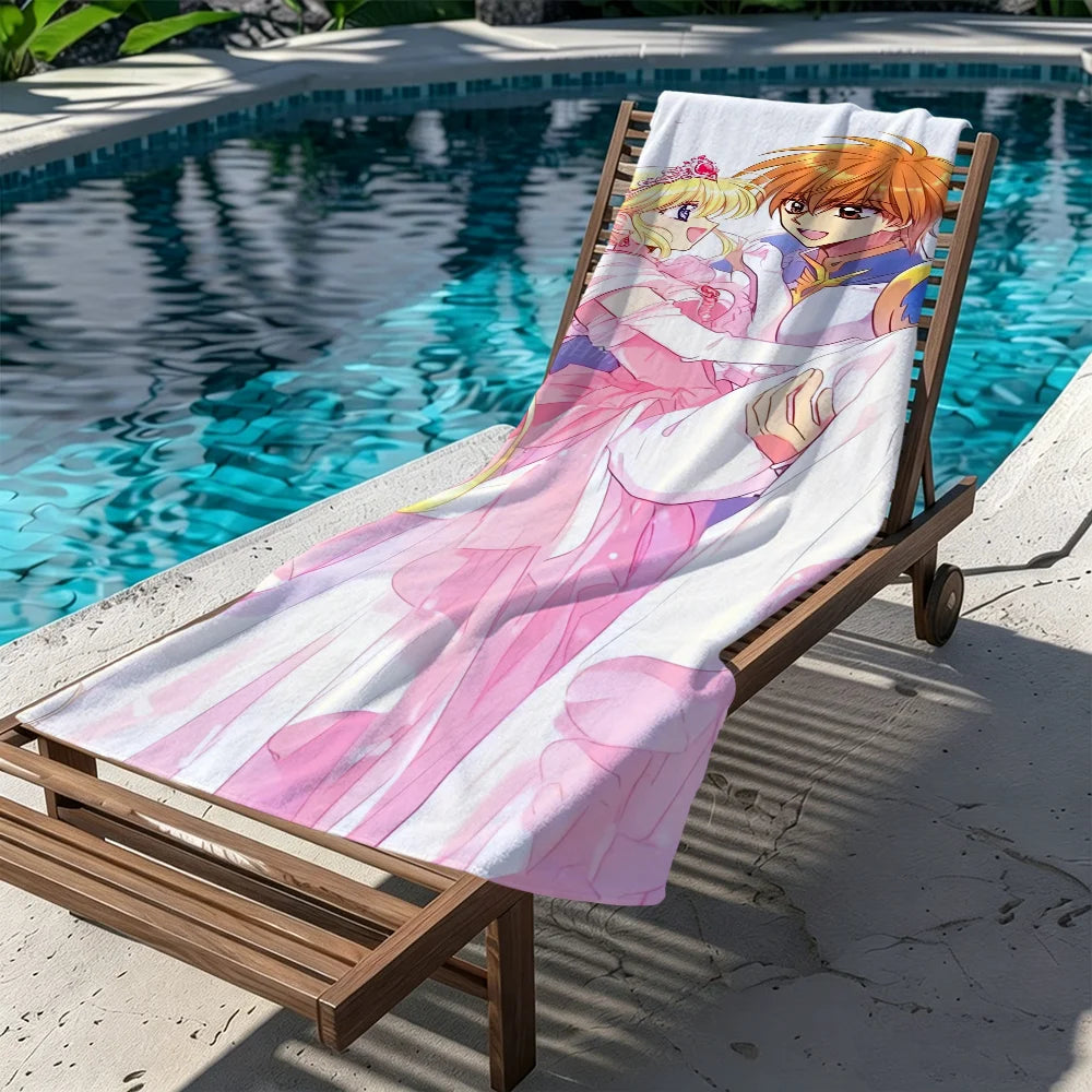 Mermaid Melody Quick-Dry Beach Towel | Soft Pool & Travel Towel