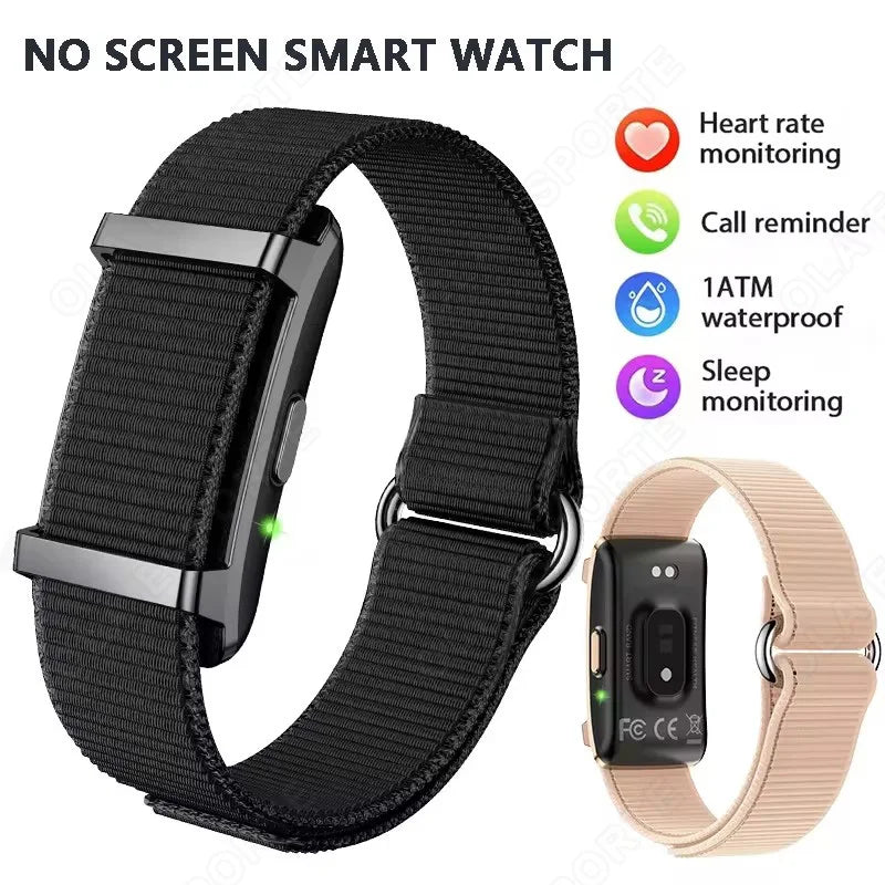 NEW No Screen Men's Wrist Smartwatch Sports Outdoor Fitness Health Monitor 1ATM Waterproof Smart Watches For Woman Andriod 2026 Peaceful Pleasures Health and Wellness