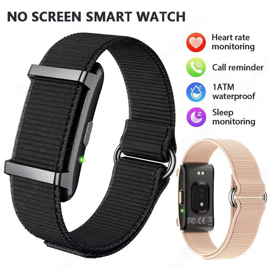 NEW No Screen Men's Wrist Smartwatch Sports Outdoor Fitness Health Monitor 1ATM Waterproof Smart Watches For Woman Andriod 2026 Peaceful Pleasures Health and Wellness