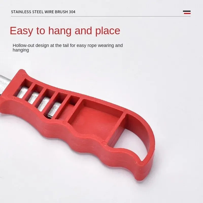 Steel Brush Multi-function Tool Wire Brush Copper Plated Steel Wire Brush Abrasive Roller Wood Metal Copper Brush Cleaning Tool Peaceful Pleasures Health and Wellness
