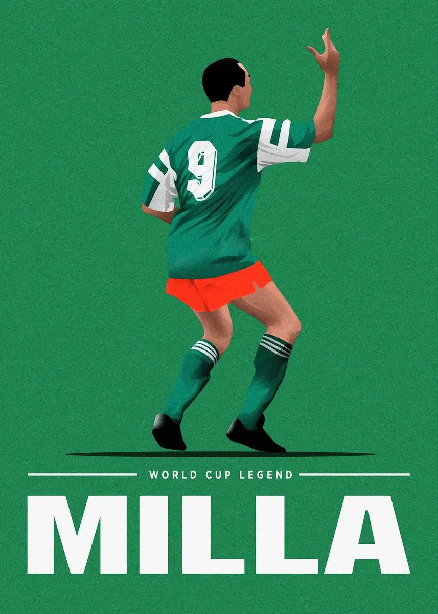Soccer Football Star Canvas Wall Art Poster | Home Decor