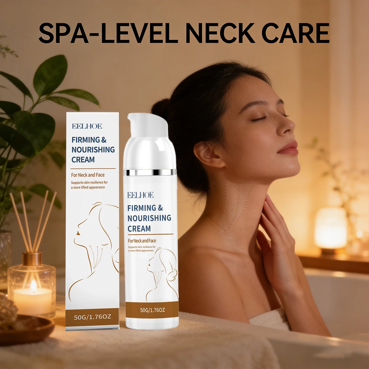 EELHOE Firming Neck Cream – Lift, Tighten & Hydrate 50g Firming Neck Cream Peaceful Pleasures Health and Wellness