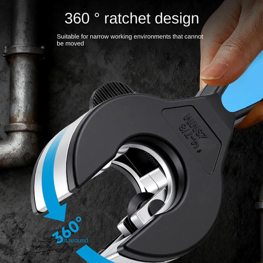 Ratchet Pipe Cutter | Cuts Copper, Aluminum & Steel 6–42mm Ratchet Pipe Cutter Peaceful Pleasures Health and Wellness CN