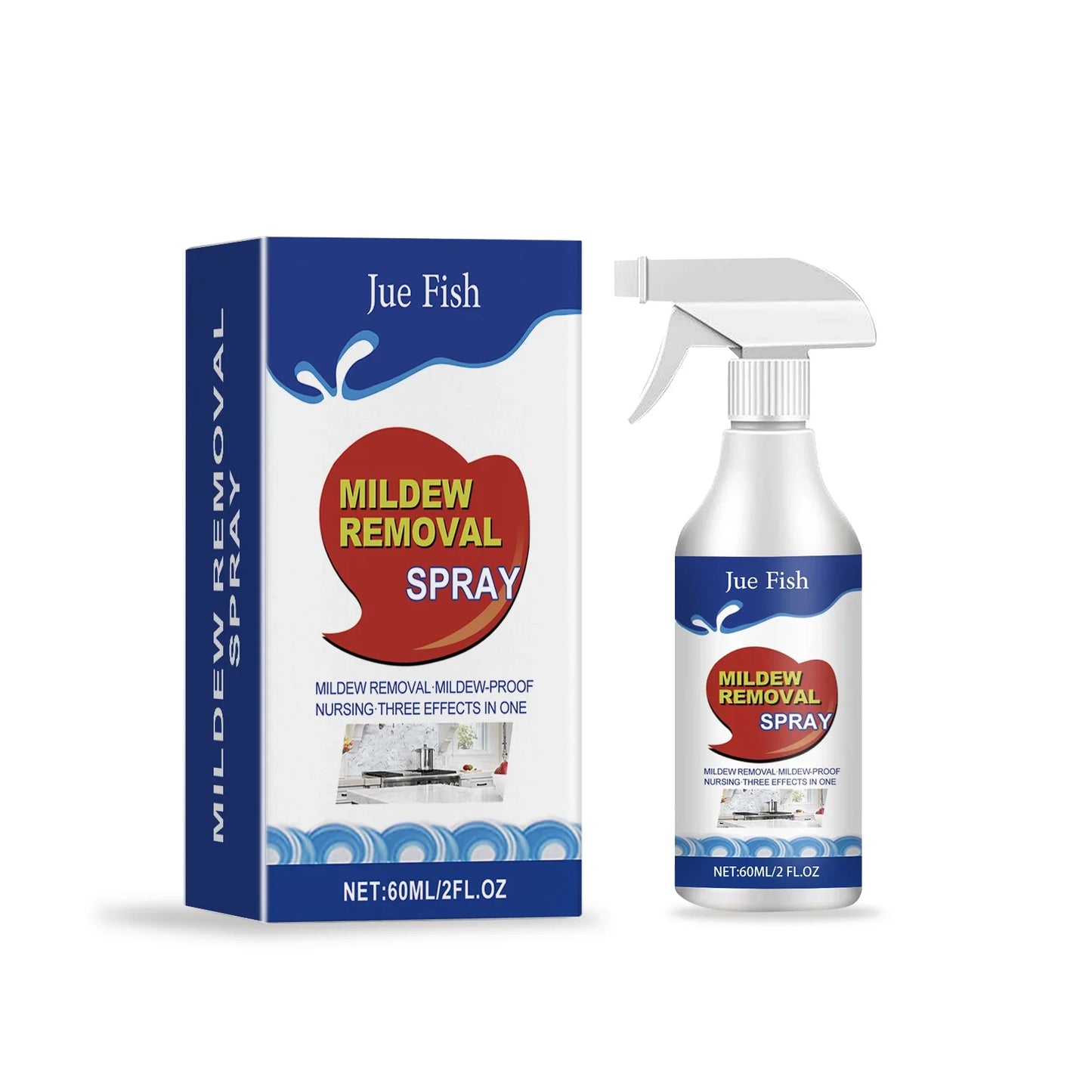 Mildew Removal Spray – Tiles, Bathtubs & Mould Cleaner 60ml