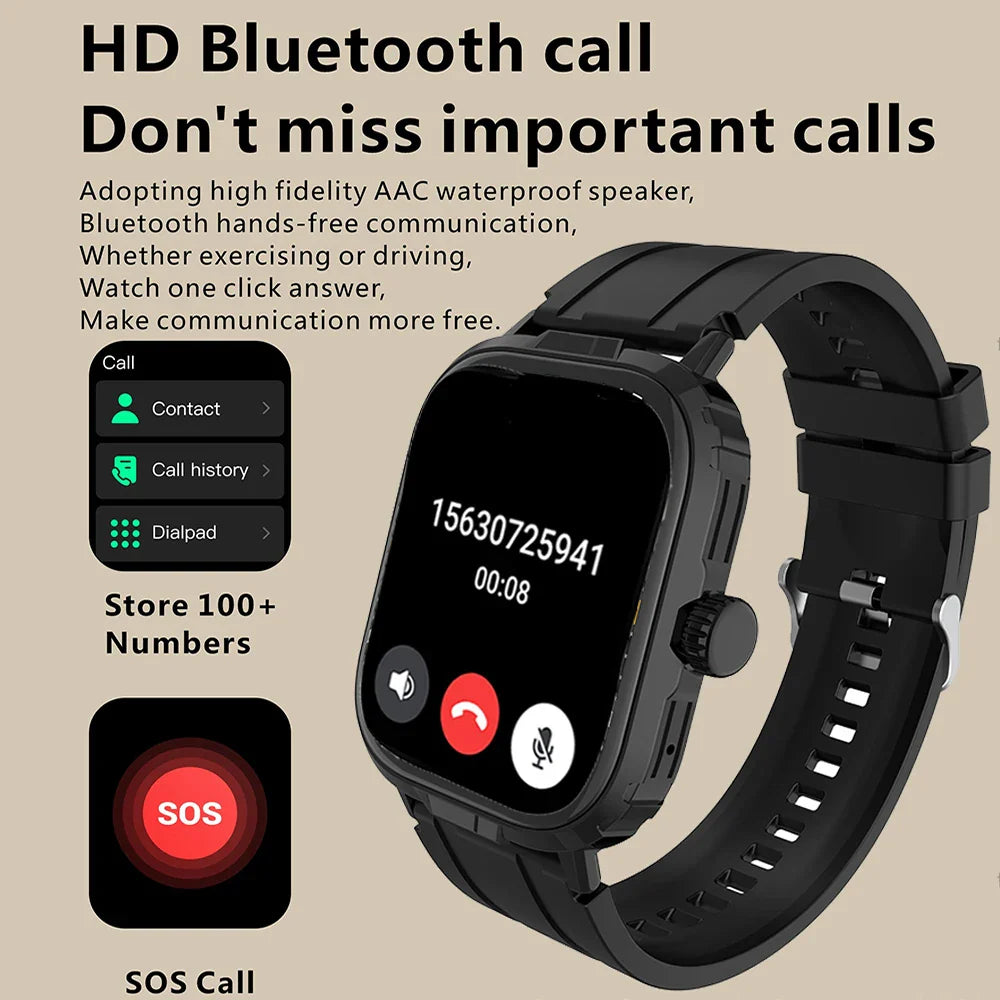 Military GPS Smartwatch IP68 Outdoor Sports Tracker Bluetooth