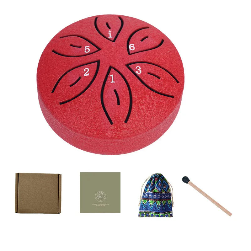 Steel Tongue Drum Portable Rain Hand Pan Percussion Musical
