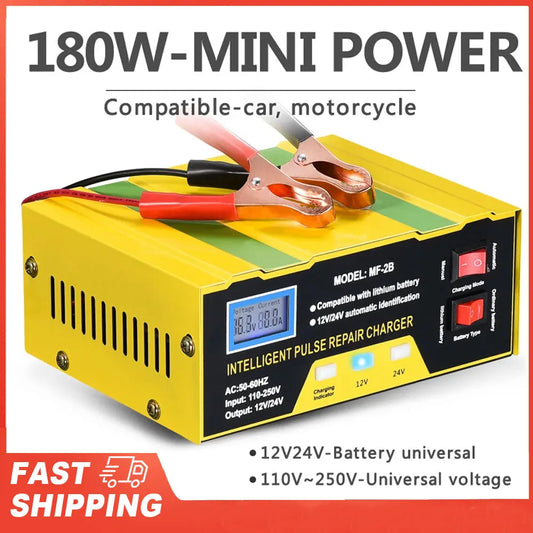 12V 24V Intelligent Pulse Repairing Charge Device Automotive Battery Peaceful Pleasures Health and Wellness