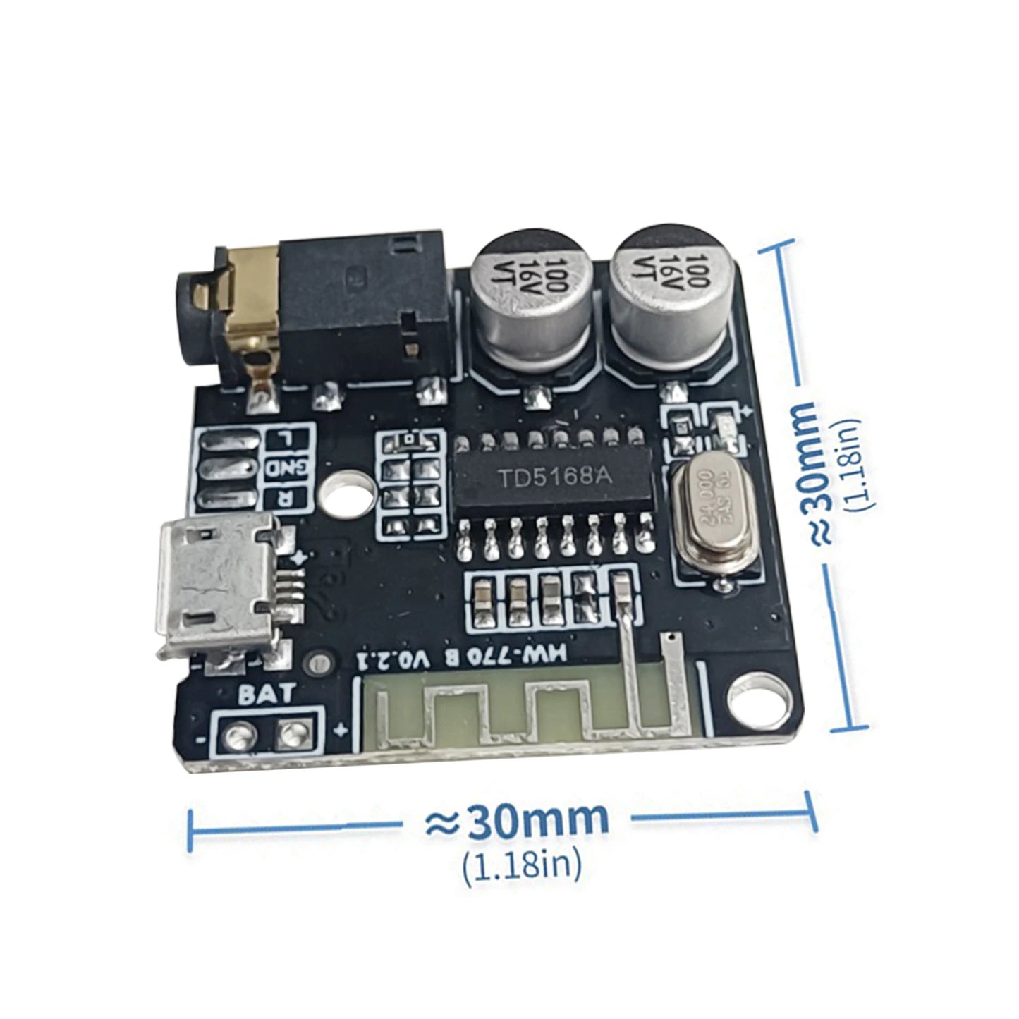 1-20pc VHM-314 Audio Receiver Board Bluetooth 4.1/5.0 MP3 Lossless Decoder Board WiFi Stereo Music Module 3.7-5V 3.5mm Audio Aux Peaceful Pleasures Health and Wellness