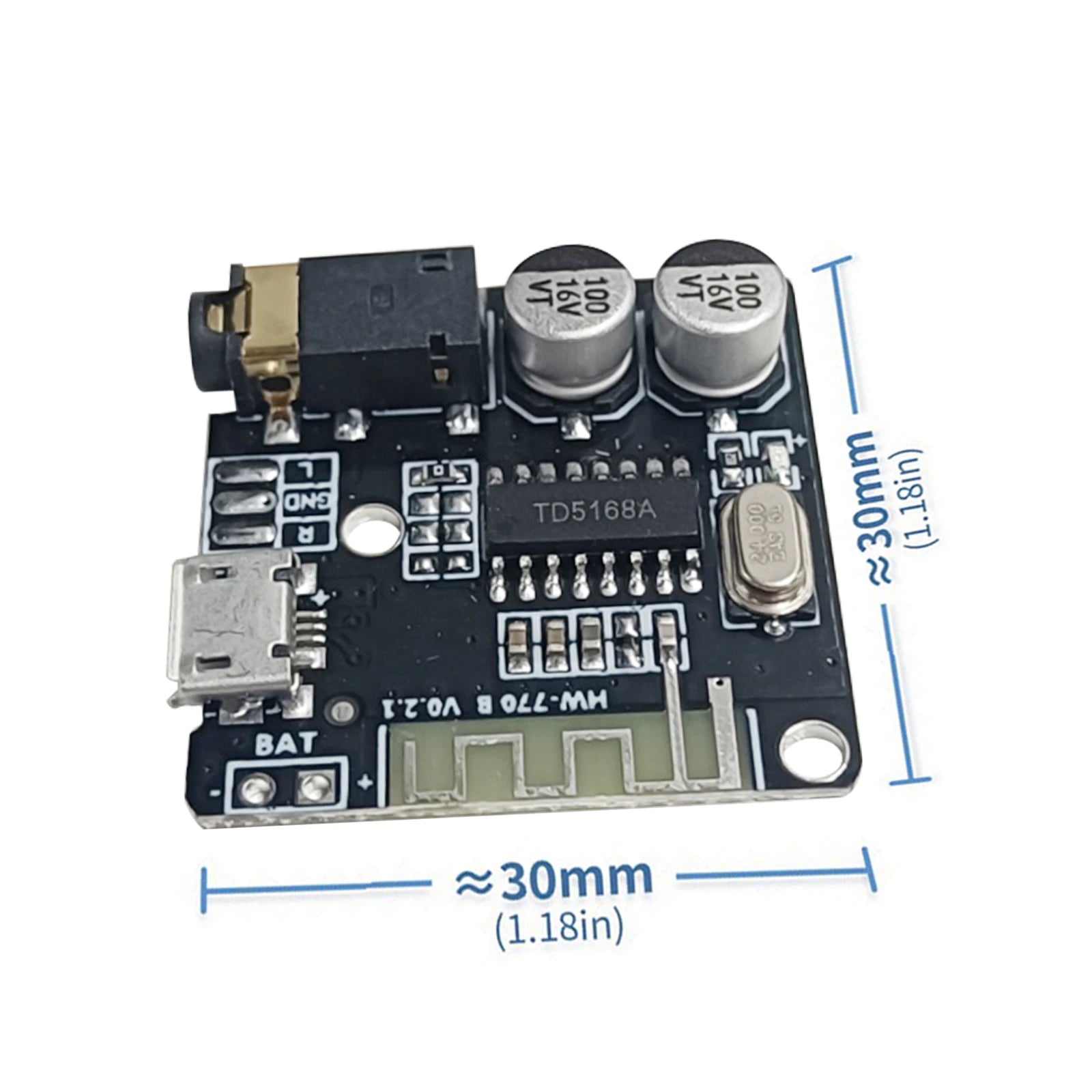 1-20pc VHM-314 Audio Receiver Board Bluetooth 4.1/5.0 MP3 Lossless Decoder Board WiFi Stereo Music Module 3.7-5V 3.5mm Audio Aux Peaceful Pleasures Health and Wellness