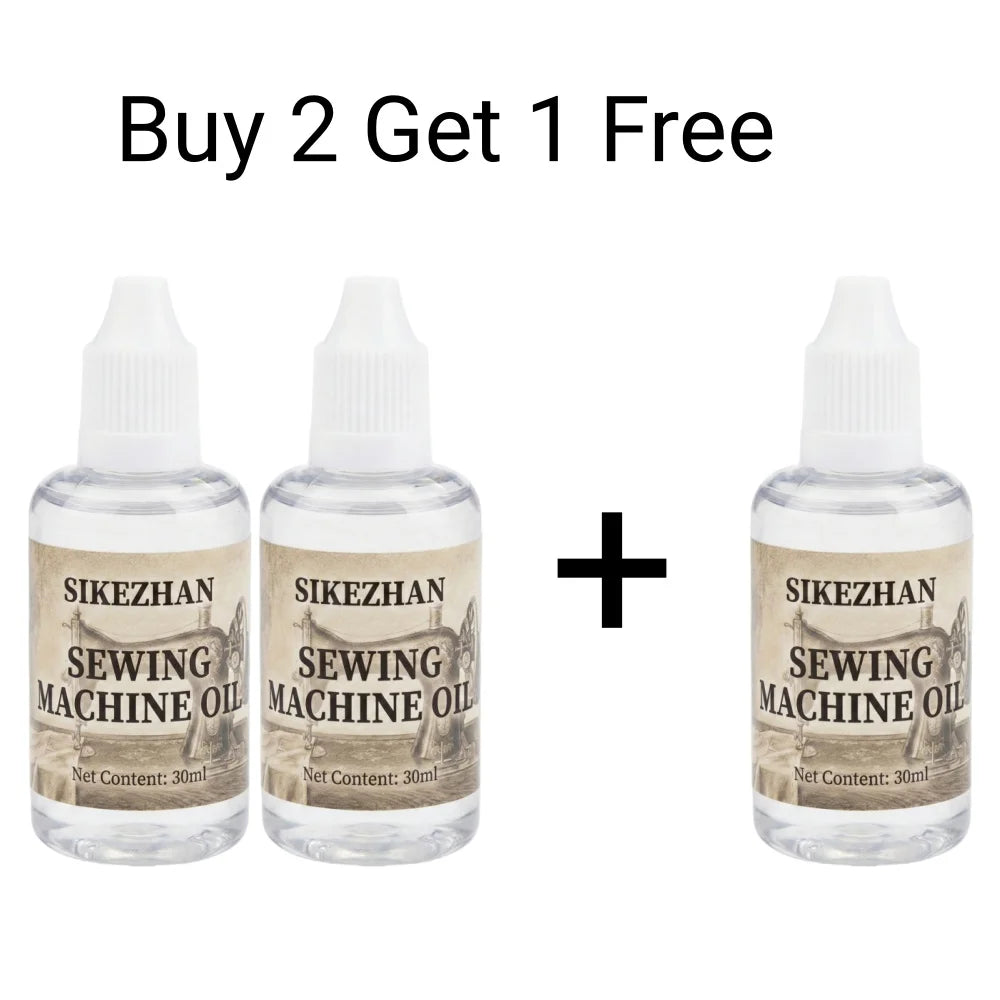 Universal Sewing Machine Oil High-Temp Lubricant for Door Hinges, Locks, Garage & Fans - Anti-Rust Household Maintenance Lube Peaceful Pleasures Health and Wellness 3PCS