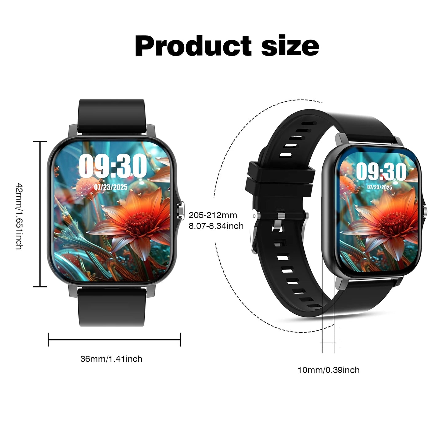 LOMAXFR Smart Watch 1.83" HD – Calling, Fitness & Music Control