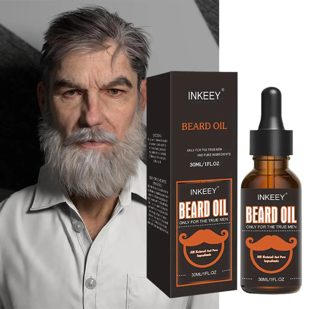 2PCS Beard Care Oil For Men Natural Organic Beard Care Fast Shine Soften Beard Strengthens Mustaches Smooth Nourishing Hair Care Peaceful Pleasures Health and Wellness