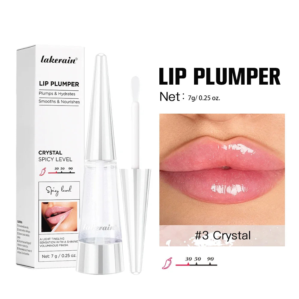 Lakerain Lip Plumper Gloss – Hydrating & Fuller Lips K-Beauty
