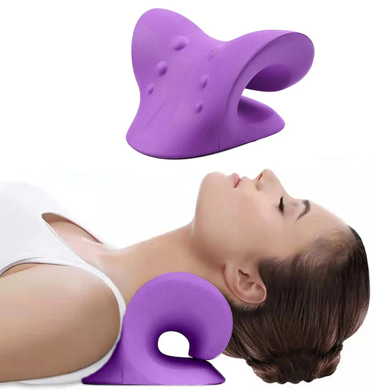 Cervical Neck Stretcher Shoulder Relaxer Massage Pillow